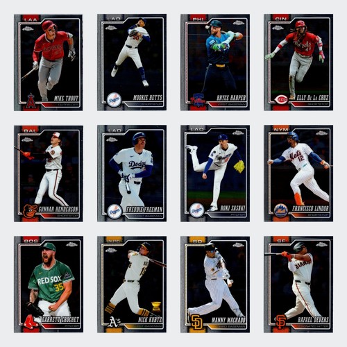 2026 topps chrome baseball - chrome,