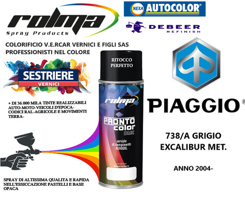 Piaggio 738 grigio - 738/a, excalibur