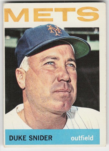 1964 topps 155 duke snider - 1964,
