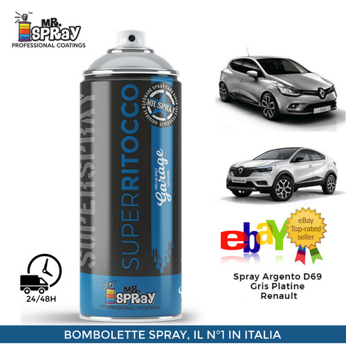 Spray renault d69 gris - d69, platine