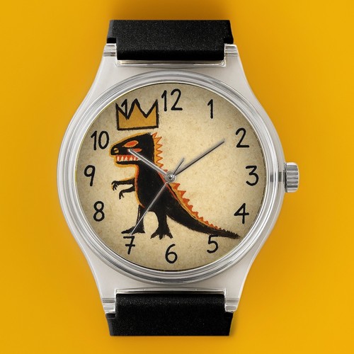 Basquiat king crown - crown, dinosaur