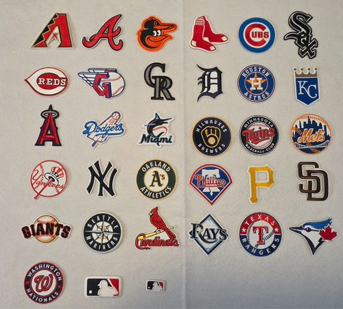 Mlb team patch embroidered - team,